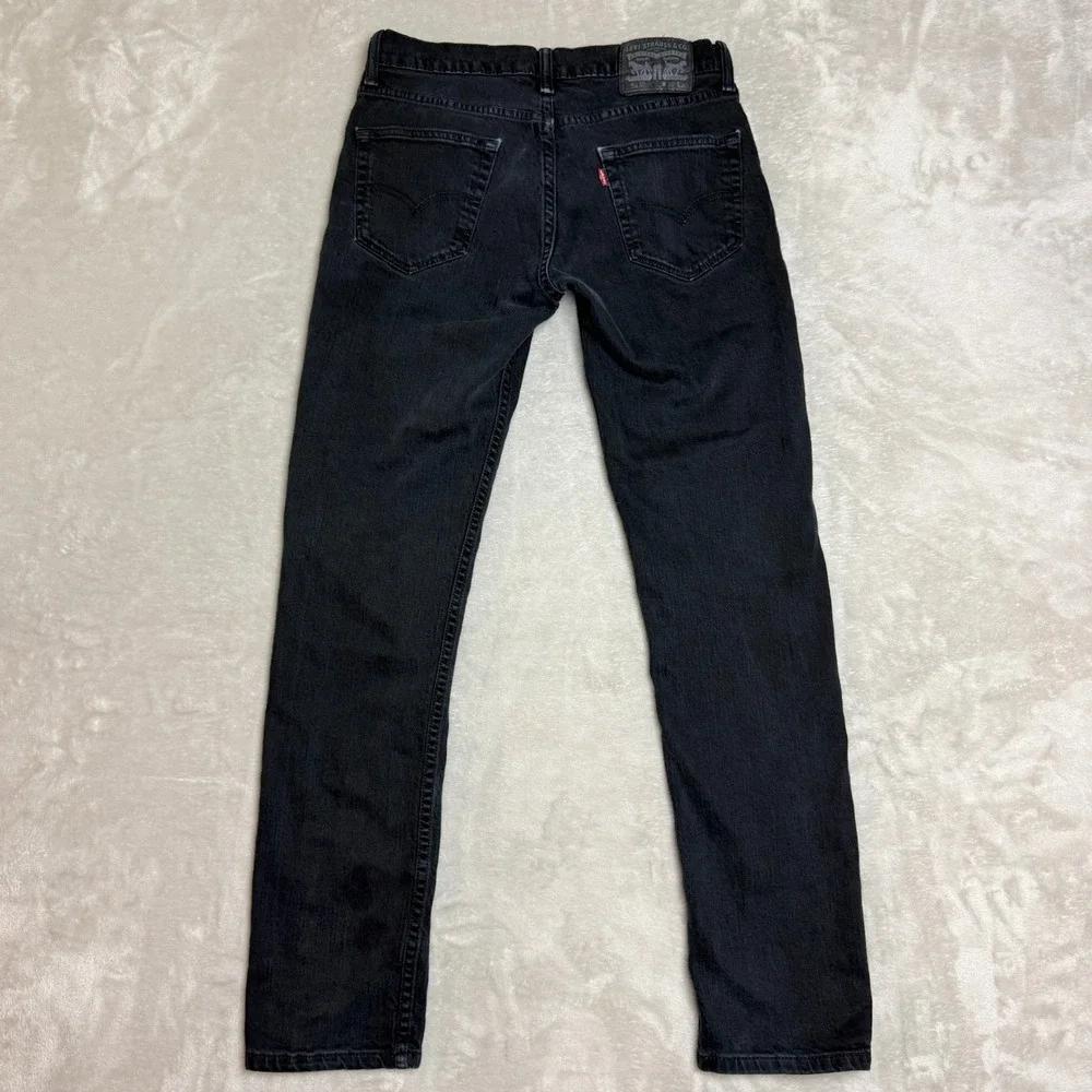 Levis 511 Jeans Mens 30x32 (Fit 31x30) Black Slim Stretch Streetwear Preppy EUC
